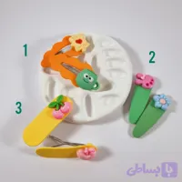 گیره مو تق تقی پاپیونی جفتی دخترانه فانتزی بدون آسیب به مو| دلسامه