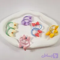 کش مو بچگانه پاپیونی فانتزی دخترانه | شیک و بادوام | دلسامه