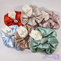 اسکرانچی ساتن ساده شیک و لطیف مناسب انواع مو | دلسامه (کد UKA6C)