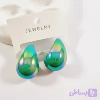 گوشواره زنانه میخی آبنباتی مدل اشک مناسب استایل روزانه | دلسامه