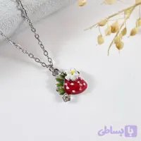 گردنبند توت فرنگی فانتزی