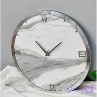 ساعت دیواری رزینی طرح سیلور مولتی دار