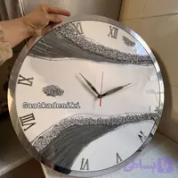 ساعت دیواری رزینی طرح هلما