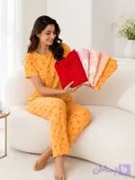 تیشرت و شلوار زنانه H&M | ست راحتی نخ پنبه