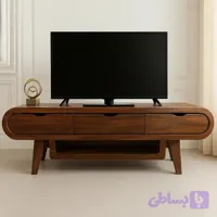 میز تلویزیون آرچین چوب مدل رادیویی مناسب برای تلویزیون تا 49 اینچ