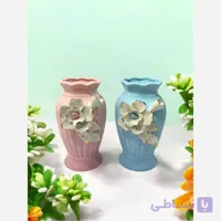 گلدان کوزه ای برجسته سرامیکی
