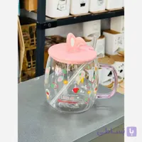 ماگ پیرکس درب خرگوش نی دار