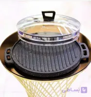 تابه گریل گرد داخل گرانیتی کیفیت عالی