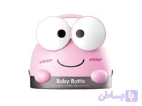 پک جغجغه جا دستمالی طرح قورباغه Baby Rattle | سیسمونی رنگین