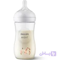 شیشه شیر ۲۶۰ میل اونت (Philips Avent) طرح زرافه | سیسمونی رنگین