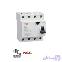 کلید محافظ جان چهار پل (25 تا 100 آمپر) برند NSC