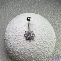 پیرسینگ ناف جواهری کد 580