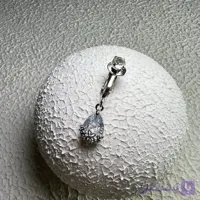 پیرسینگ ناف فیک مدل اشک کد 578