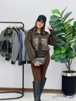 نیم تنه چرم ستاره