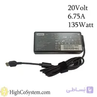 شارژر لپ تاپ LENOVO 20V 6,75A (135W) سرفیش USB