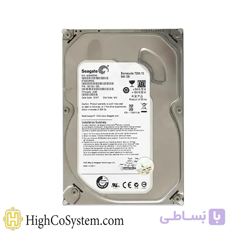 هارد اینترنال Seagate مدل DT500DM002 ظرفیت 500 گیگ 3,5 INCH