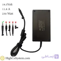 شارژر لپ تاپ HP 19,5V 11,8A (230W) SLIM SP