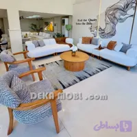 مبل راحتی پارچه تدی 8 نفره مدل آنجل