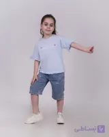 تیشرت دخترانه باکسی مناسب ۲ تا ۱۰ سال