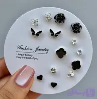 پک گوشواره مینیمال رنگی