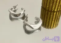 گوشواره زنانه نقره ای میخی (کد ULB69)