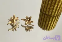 گوشواره زنانه طلایی میخی (کد NPFTR)