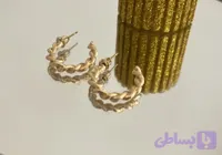 گوشواره زنانه طلایی میخی (کد JWWZE)