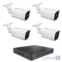 پک سیستم امنیتی 5 مگاپیکسل AHD رایمون مدل RP-5MP-HINH4C53-12