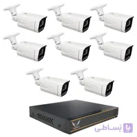پک سیستم امنیتی 5 مگاپیکسل AHD رایمون مدل RP-5MP-HINH8C53-12