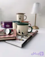ماگ سرامیکی گربه ای در دار