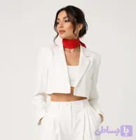 باندانا حریر طرح خال‌دار