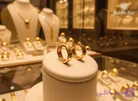 گوشواره حلقوی طلای ۱۸ عیار مدل کارتیه لاو با قفل بیخ گوشی – الهام‌گرفته از Cartier | سحاب زر