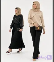 شومیز مروارید مشکی