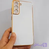 قاب گوشی سامسونگ Galaxy S21 fe دور طلایی مدل مای کیس