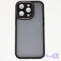 قاب گوشی آیفون iPhone 14 Pro مات محافظ لنز دار آیرون متال مدل Fashion Case
