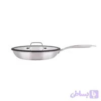 تابه تک دسته 24 سانت استیل سه لایه عرشیا مدلSS194-3963