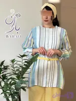 شومیز شلوار راه راه نخ ارکیده