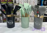 ست کفگیر وملاقه کیچن سطل بزرگ