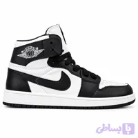کتونی نایک جردن ساقدار سفید مشکی پاندا سایز 37 تا 40 | Nike Jordan 1 white black panda