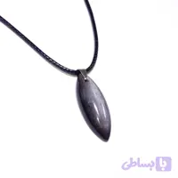 گردنبند ابسیدین سیلور شاین (سیلور شین) اصل تراش خاص