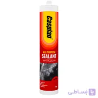 چسب سیلیکون همه کاره کاسپین(مشکی) وزن 330 گرم