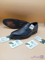کفش کالجی چرم طبیعی مردانه مدل فشیون کد475