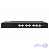 سوئیچ ۲۴ پورت گیگابیتی PoE آی‌پی‌لینک IP-2024GP-2G-2S