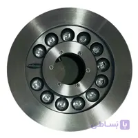 چراغ فواره ای استیل ۲۴ وات تک رنگ‌