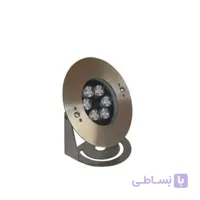چراغ پایه دار ضدآب استیل 18وات فولکالر(RGB) LEDMAN