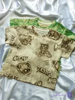 تیشرت پسرانه نخی نقلی باکسی وارداتی با کیفیت اورجینال مدلStreet Teddy