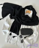 شال نخ پنبه پلیسه برشکای دستک منگو له دار وارداتی کد 1026