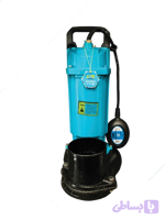 کفکش سی ان بی ۸ متری ۴ اینچ ۲ اسب آبدهی بالا فلوتردار تکفاز CNB QDX50-8-1/5F | پمپ کف کش سه اینچ تک فاز
