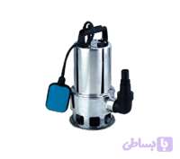 لجن کش تمام استیل استریم ۷/۵ متری ۱/۵ اینچ یک اسب فلوتردار تکفاز مدل STEREM SGW650 | لجنکش ۱ اسب باغی لوله ۵ بدنه استیل تک فاز