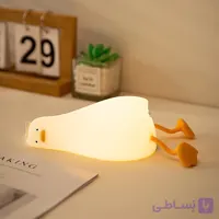 چراغ خواب کودک سیلیکونی مدل اردک خسته